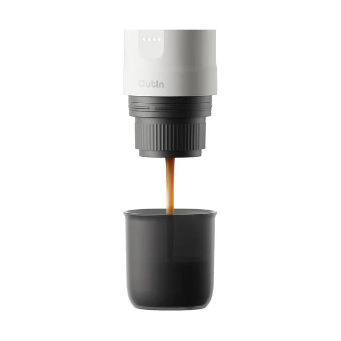 Outin OTEM-01-PW Macchina da caffe' espresso nano bianco perla