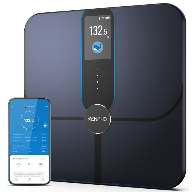 Renpho Elis Nova, Bilancia Pesapersone Smart con WiFi e Bluetooth