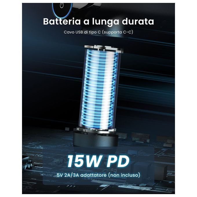 Renpho, Pistola Massaggiante Power+ Thermacool con Funzione Caldo-Freddo, 6 Testine, App Intelligente