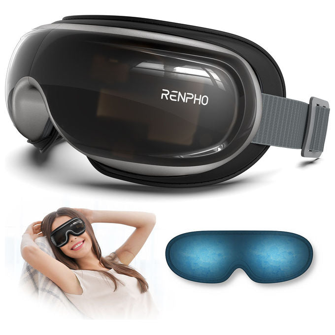 Renpho, Massaggiatore Occhi Eyeris 3, Controllo Vocale, Maschera Gel Raffreddante, Bluetooth