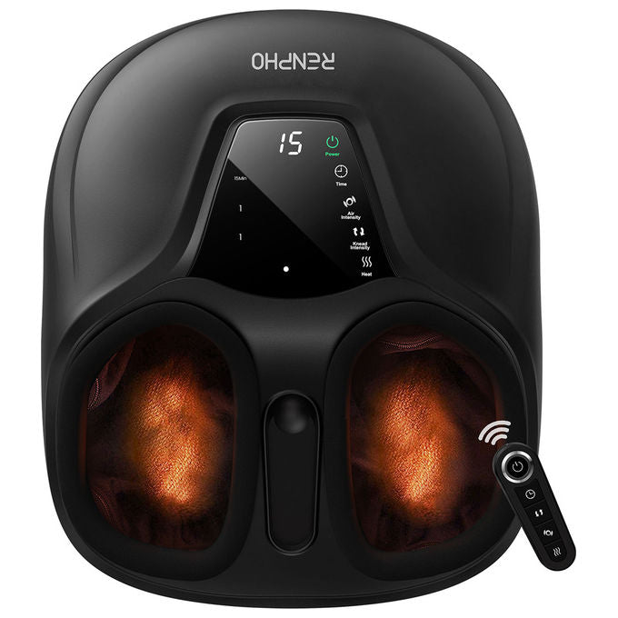 Renpho, Massaggiatore Shiatsu per Piedi con Digitopressione e Calore, Taglia EU 45