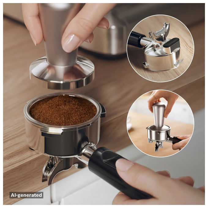 Bosch PFE403C3 HomeCafé Macchina da caffe' 0.8 L 19 bar 1400 W colore Nero