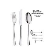 PINTINOX 20200006 Hotel Coltello Frutta in Acciaio Inox 18-10 Spessore 2,5 mm Confezione da 12 Pezzi colore Acciaio