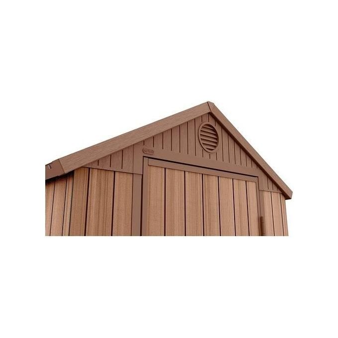 Keter Casetta da Giardino Darwin 4x6 125,8x184,5x205cm Marrone Effetto Legno EVOTECH+