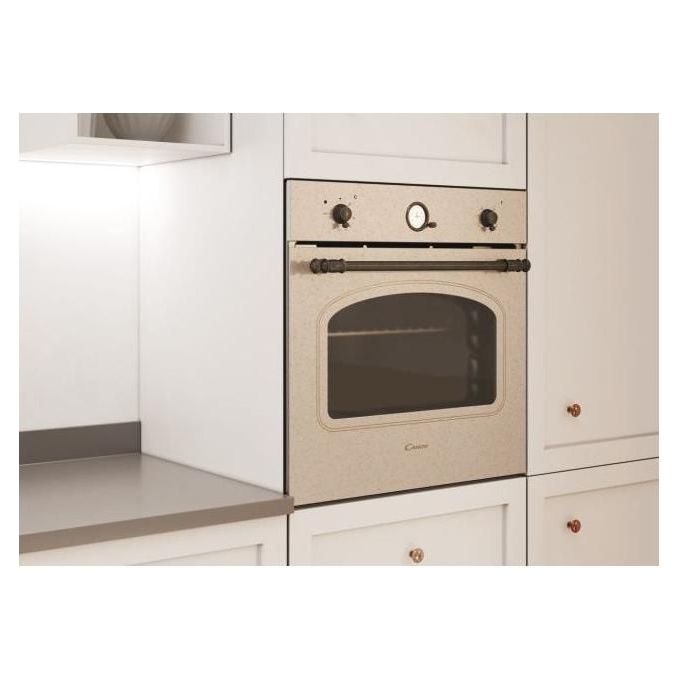 Candy FCC604NAV Classic Forno Elettrico Multifunzione da Incasso Capacita' 65 Litri Classe energetica A+ 8 Programmi 60 cm Avena