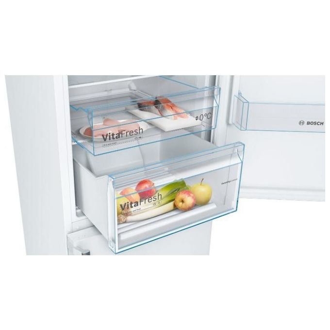 Bosch KGN39VWEQ Serie 4 Frigorifero Combinato 368 L 203 cm Classe E 39 dB Total No Frost Multi Airflow colore Bianco