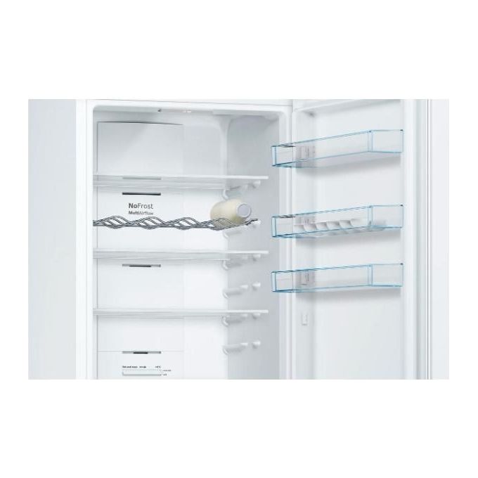 Bosch KGN39VWEQ Serie 4 Frigorifero Combinato 368 L 203 cm Classe E 39 dB Total No Frost Multi Airflow colore Bianco