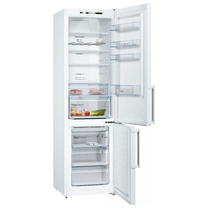 Bosch KGN39VWEQ Serie 4 Frigorifero Combinato 368 L 203 cm Classe E 39 dB Total No Frost Multi Airflow colore Bianco
