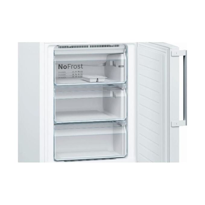 Bosch KGN39VWEQ Serie 4 Frigorifero Combinato 368 L 203 cm Classe E 39 dB Total No Frost Multi Airflow colore Bianco