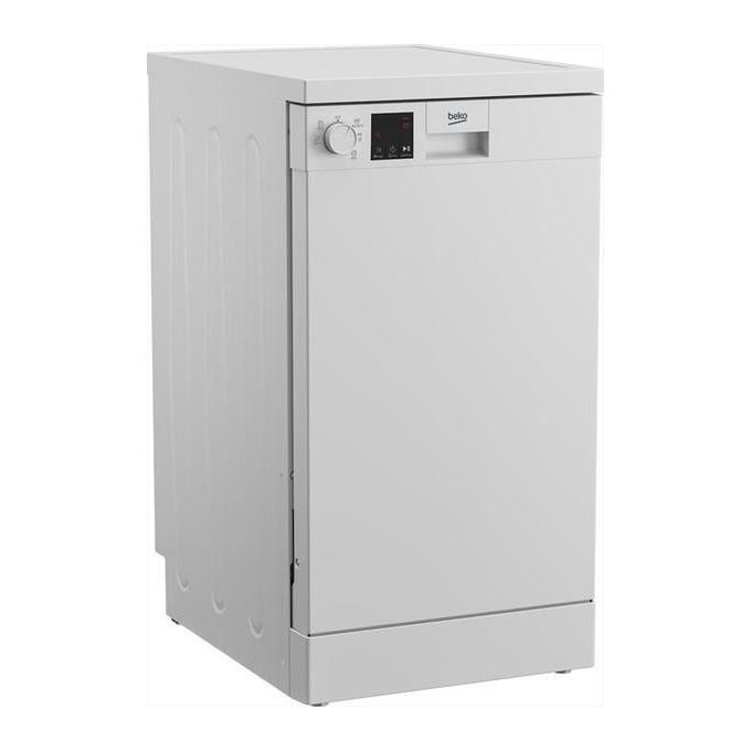 Beko DVS05024W Lavastoviglie Slim Libera Installazione 10 coperti Classe E 49 dB 5 programmi (85x45x60 cm) colore Bianco