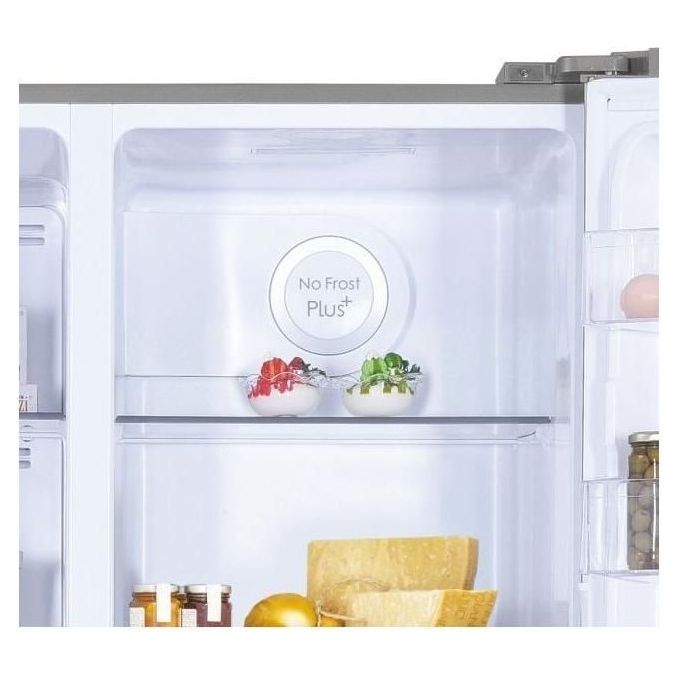 Candy CHSVN174X Frigorifero Americano Side by Side 532 L 177 cm Classe E 39 dB No Frost colore Inox