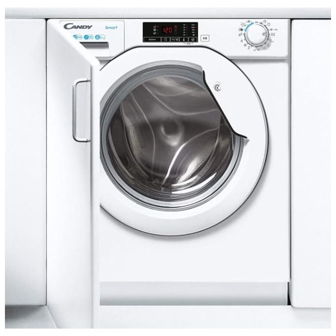 Candy  Smart CBW 27D1E-S Lavatrice da Incasso a carica frontale 7 Kg Classe D 1200 giri 16 Programmi Bianco
