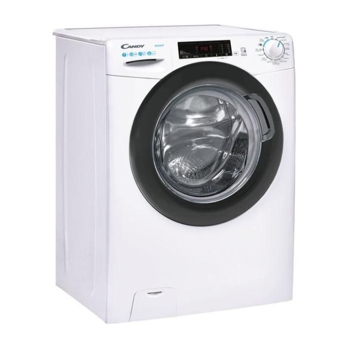 Candy CSS4127TRE-1-11 Smart Lavatrice Slim Frontale 7 Kg 1200 rpm Classe D NFC Vapore (85x60x45 cm) colore Bianco