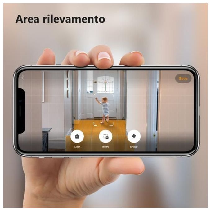 Imou Telecamera Wi-Fi Interno, 1080P Telecamera IP di Sorveglianza, Tracciamento del Movimento con Sirena, Baby Monitor con AI Rilevamento Umano, Audio Bidirezionale and Visione Notturna - A1 2mp 1920x1080p