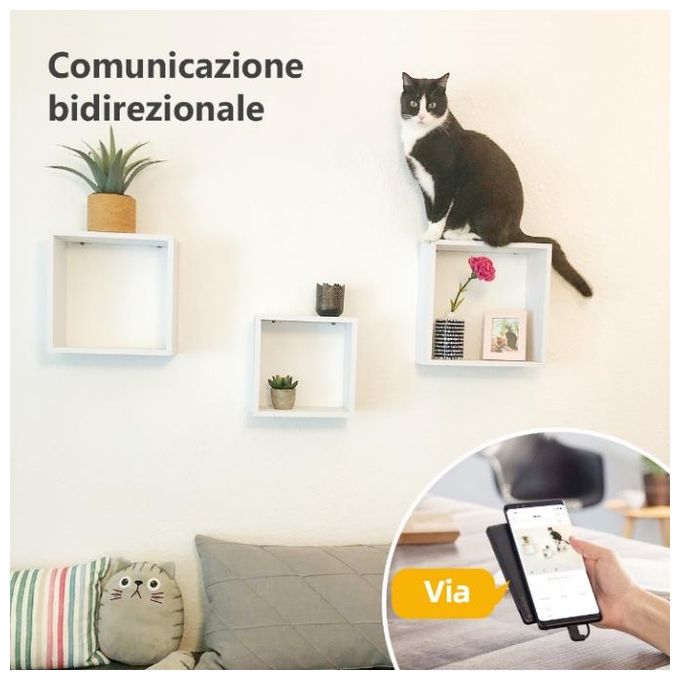 Imou Telecamera Wi-Fi Interno, 1080P Telecamera IP di Sorveglianza, Tracciamento del Movimento con Sirena, Baby Monitor con AI Rilevamento Umano, Audio Bidirezionale and Visione Notturna - A1 2mp 1920x1080p