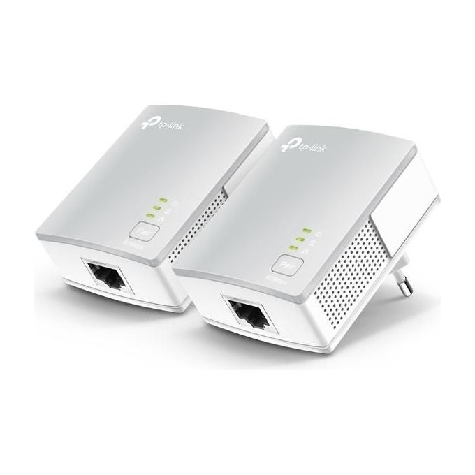 TP-LINK TL-PA4010P KIT AV600 Nano Powerline 600 Mbps Ac con Presa Passante homeplug 2pz