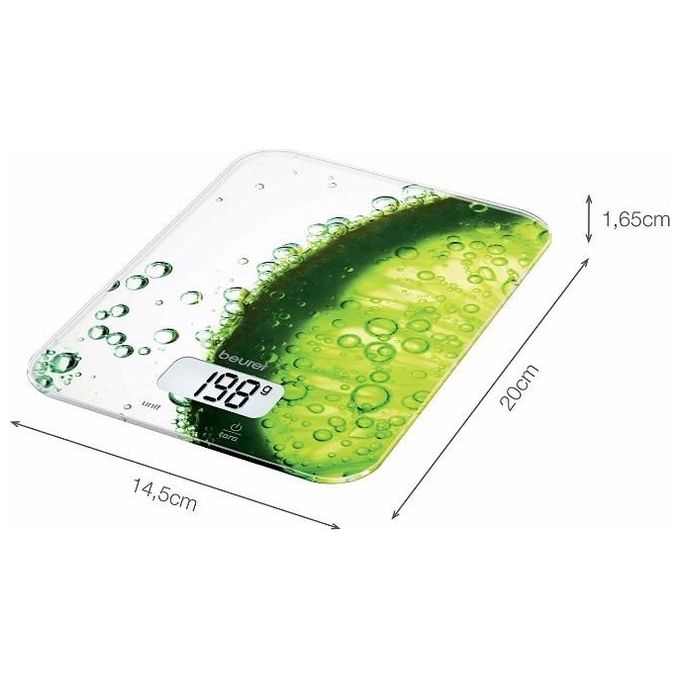 Beurer Bilancia da cucina 5kg-1gr Disp.digitale fantasia Frutta