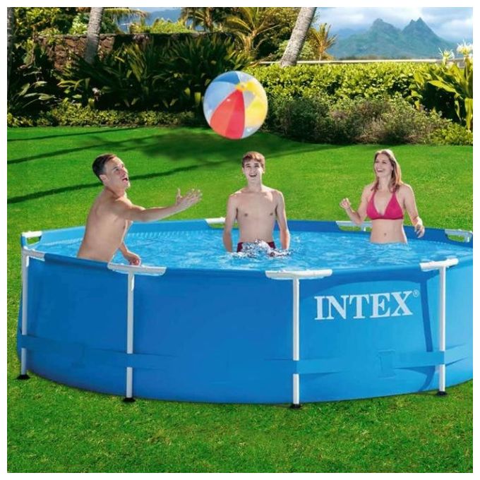 Intex Piscina Rotonda 28202UK 305x76cm con Pompa Filtro 1250 L-h Blu