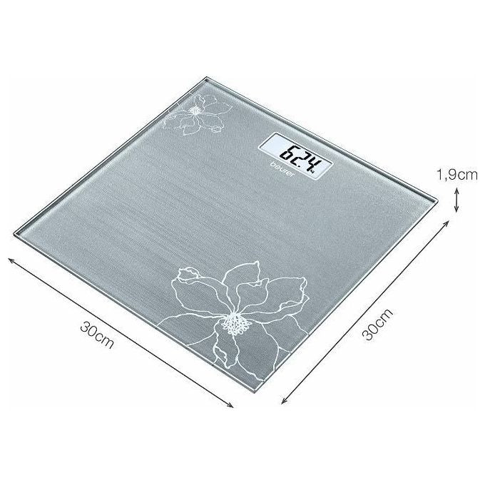 Beurer GS 10 Glitter Bilancia in Vetro