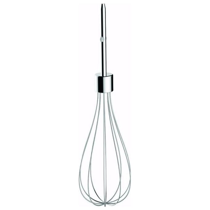 Dualit 89320 Sbattitore Manuale 400 W 4 Velocita' con Fruste Ganci e Punte Acciaio Inox Lucido colore Argento
