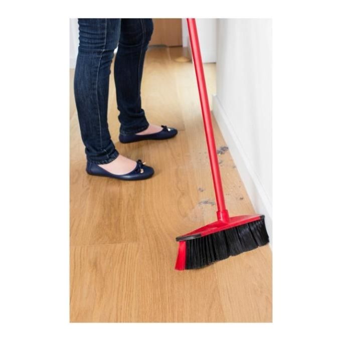 Vileda Scopa 3Action Innovativa Soluzione per la Pulizia della Casa con Tre Tipi di Setole Efficaci e Maneggevoli