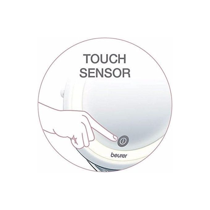 Beurer BS 55 Cosmetico Illuminato con Ingrandimento 7X Cromato
