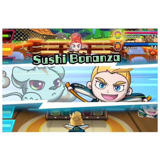 Nintendo 2523449 Sushi Striker: The Way of Sushido, Switch Videogioco Puzzle per Nintendo Switch modalita' multiplayer supporta fino a 2 giocatori online colore Standard
