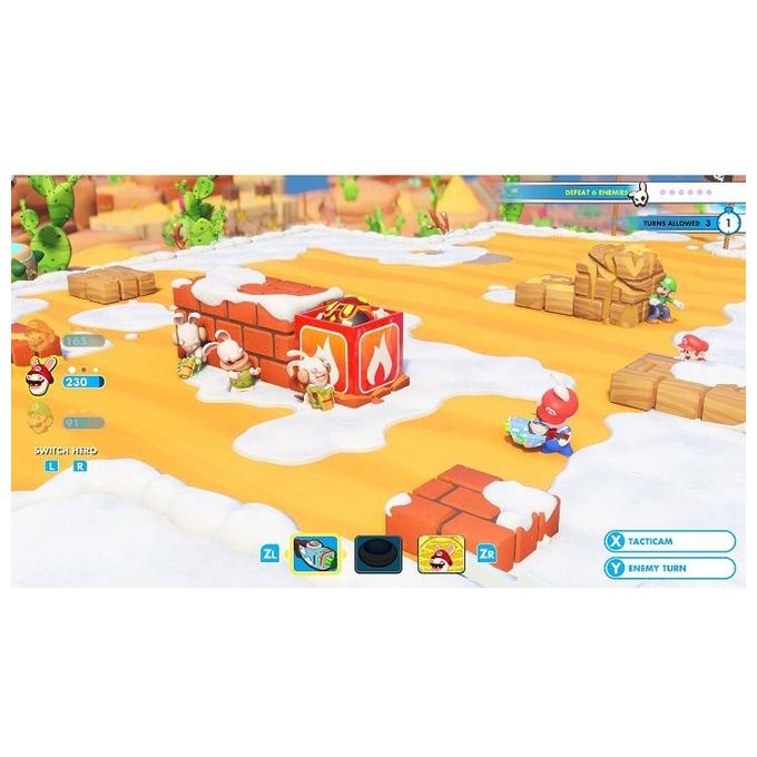 Ubisoft MARIO+RABBIDS KINGDOM BATTLE GOLD EDITION Videogioco per Nintendo Switch Edizione Completa con DLC Donkey Kong e Contenuti Digitali inclusi colore Oro