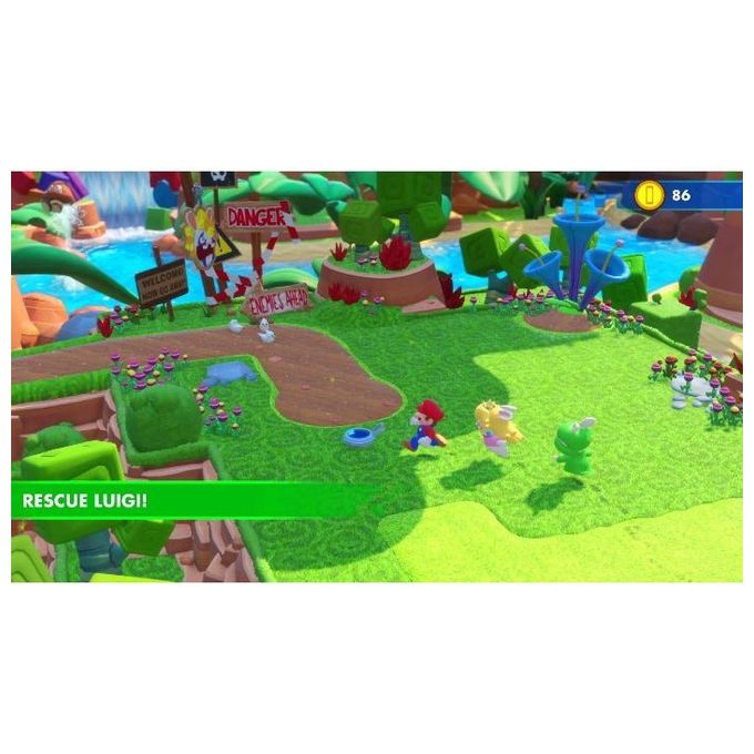 Ubisoft MARIO+RABBIDS KINGDOM BATTLE GOLD EDITION Videogioco per Nintendo Switch Edizione Completa con DLC Donkey Kong e Contenuti Digitali inclusi colore Oro