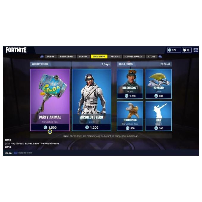 Fortnite: Pacchetto Zero Assoluto Nintendo Switch