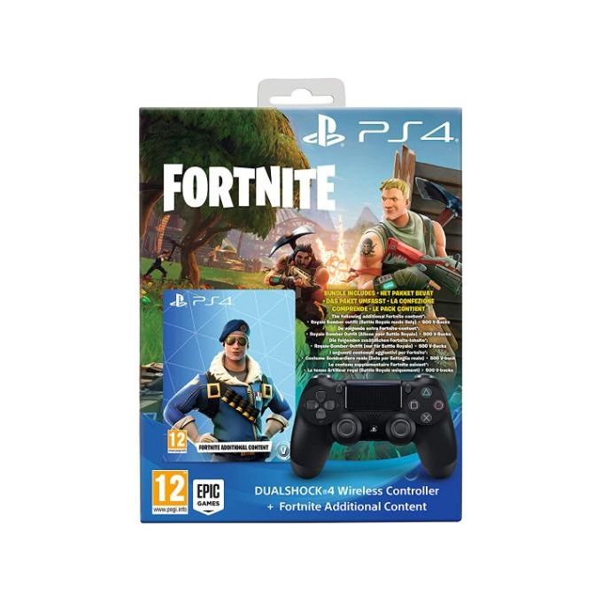 Controller DualShock 4 Wireless Black con Fortnite PS4 Playstation 4