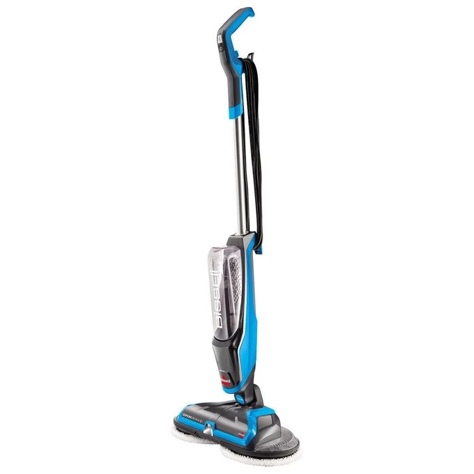 BISSELL 20522 SpinWave Lavapavimenti Mocio Elettrico Potenza 105 Watt Capacita' 0,83 Litri Grigio Titanio e Blue