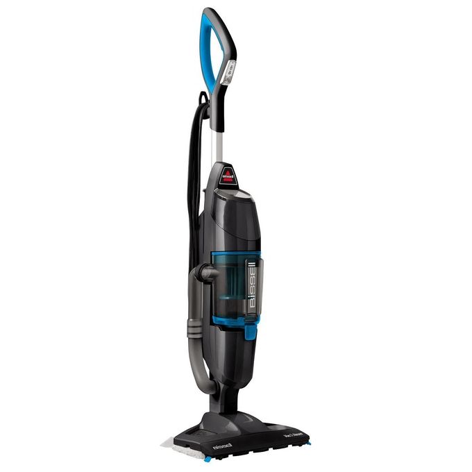 Bissell, Scopa a Vapore 2 in 1, Vac and Steam, 1600W, Blu Titanio Nero
