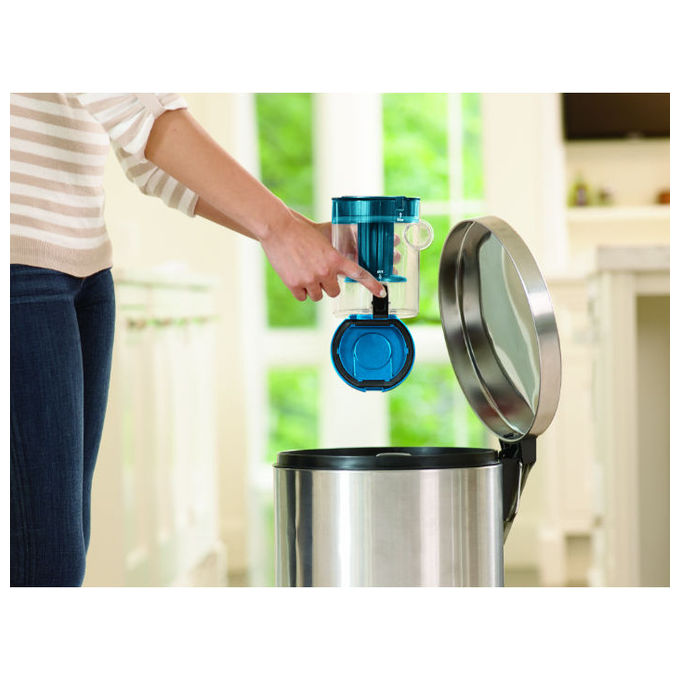 Bissell, Scopa a Vapore 2 in 1, Vac and Steam, 1600W, Blu Titanio Nero