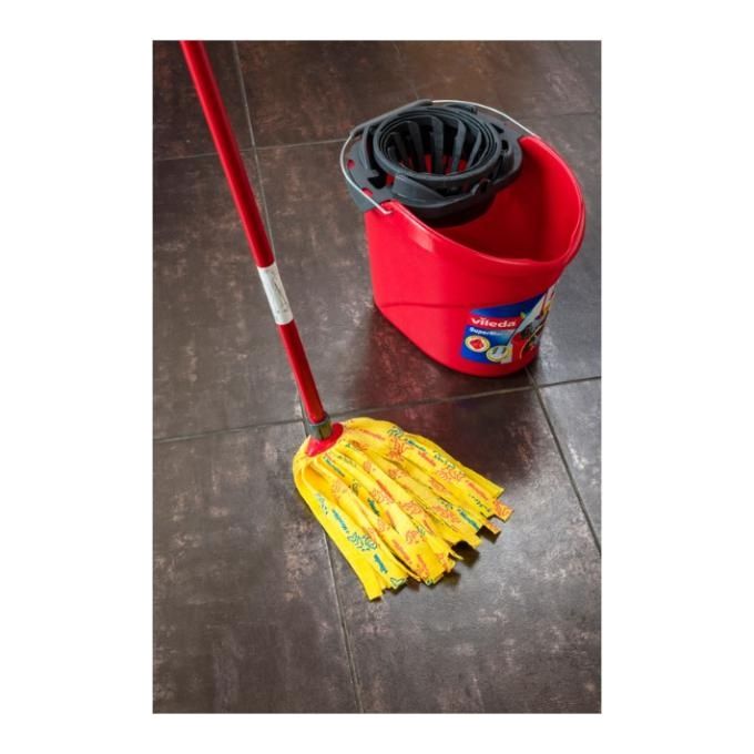 Vileda SuperMocio Soft Spazzolone Rosso-Giallo