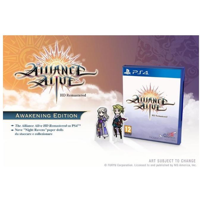 The Alliance Alive HD Remastered Awakening Edition PS4 PlayStation 4 - Day one: SET 19