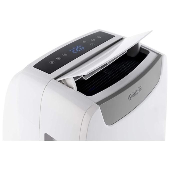 Olimpia Splendid 02029 Dolceclima Air Pro 14 HP Condizionatore portatile 14000 BTU per ambienti fino a 35 m² Classe A Pompa di Calore Wi-Fi colore Bianco