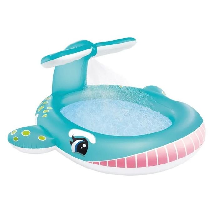 Intex Piscina Spruzzatore Balena 201X196X91