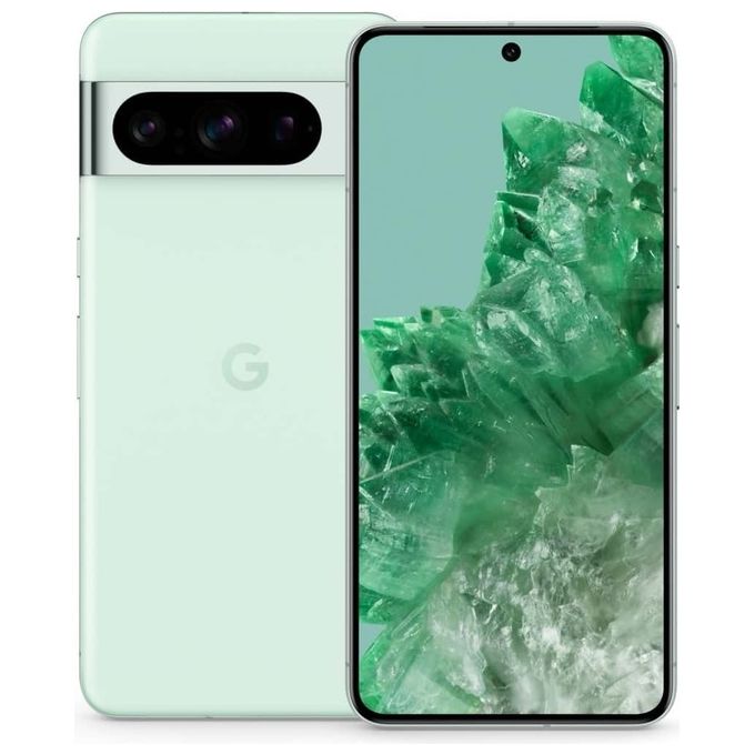 Google PIXEL 8 PRO Smartphone 12 GB RAM 128 GB 5G 6.7'' LTPO OLED 120 Hz Android 14 colore Menta