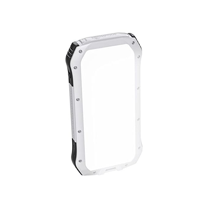 Boompods PNSWHT Neutron Solar Powerbank 10000 mAh con Pannello Solare e Torcia LED 3 Porte USB (2x USB-A 1x USB-C) IPX6 colore Bianco