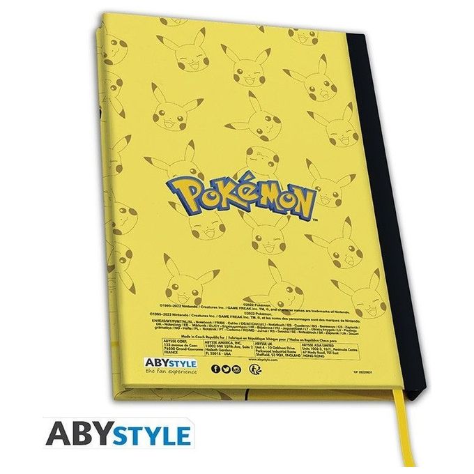 AbyStyle Taccuino A5 Pokemon Pikachu
