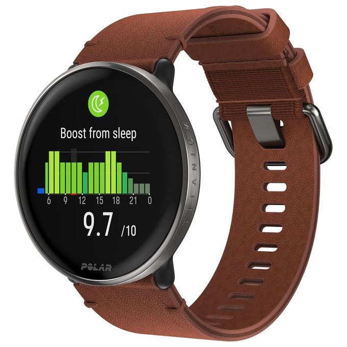 Polar 900110028 Ignite 3 Smartwatch Display AMOLED 43 mm GPS Touch screen 416 x 416 Pixel colore Marrone