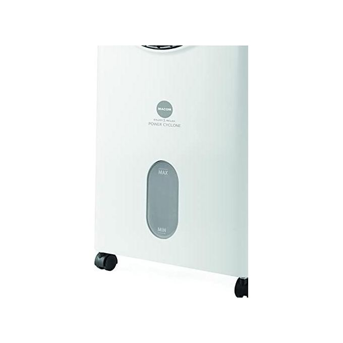 Macom 987 Power Cyclone Raffrescatore Evaporativo Portatile 60 W serbatoio 6 L per ambienti fino a 26 m² Touch Control Telecomando colore Bianco