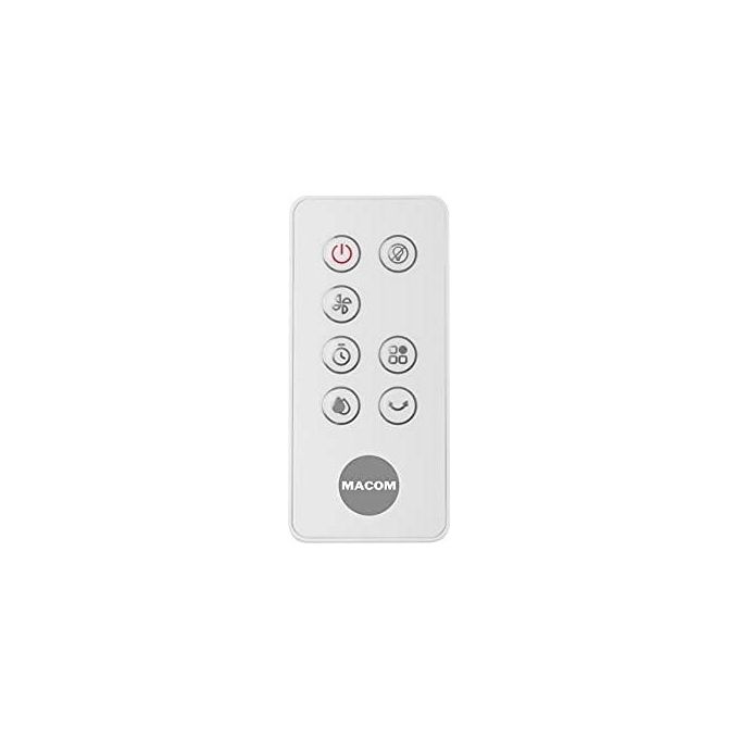 Macom 987 Power Cyclone Raffrescatore Evaporativo Portatile 60 W serbatoio 6 L per ambienti fino a 26 m² Touch Control Telecomando colore Bianco