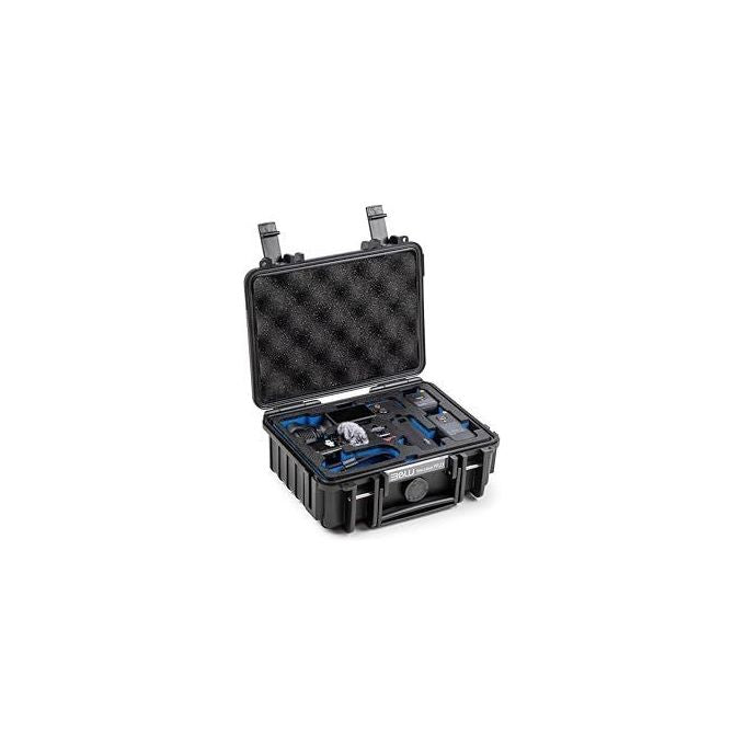 BandW PP.23.B.POCKET3 Outdoor Case Tipo 500 per DJI Osmo Pocket 3 Impermeabile IP67 Antipolvere Antishock colore Nero