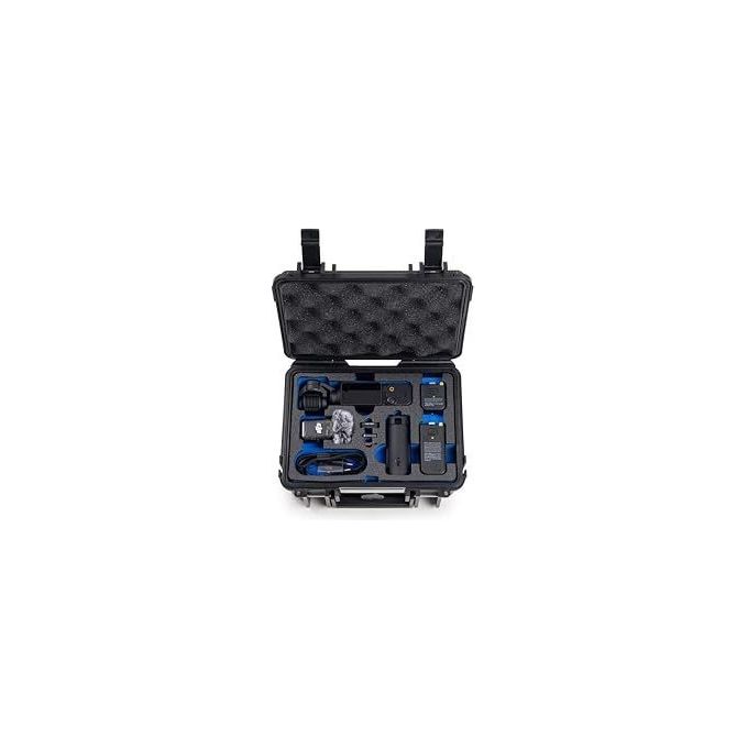 BandW PP.23.B.POCKET3 Outdoor Case Tipo 500 per DJI Osmo Pocket 3 Impermeabile IP67 Antipolvere Antishock colore Nero