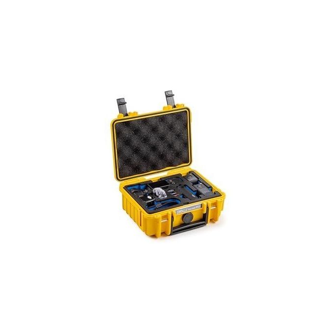 BandW Cases PP.23.Y.POCKET3 Custodia Rigida per DJI Osmo Pocket 3 Creator Combo Materiale Polipropilene (PP) Schiuma Interna IP67 colore Giallo
