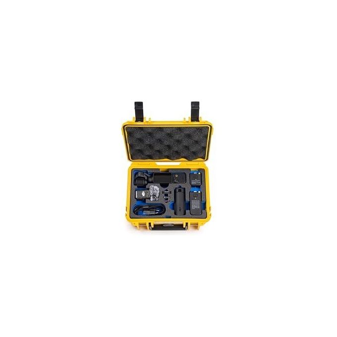BandW Cases PP.23.Y.POCKET3 Custodia Rigida per DJI Osmo Pocket 3 Creator Combo Materiale Polipropilene (PP) Schiuma Interna IP67 colore Giallo