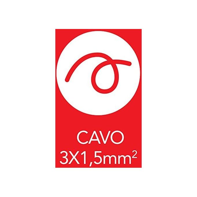 Polypool Prolunga 10mt 16A da Esterno Lineare Cavo 3x1.5mm Spina 16A Presa Multistandard