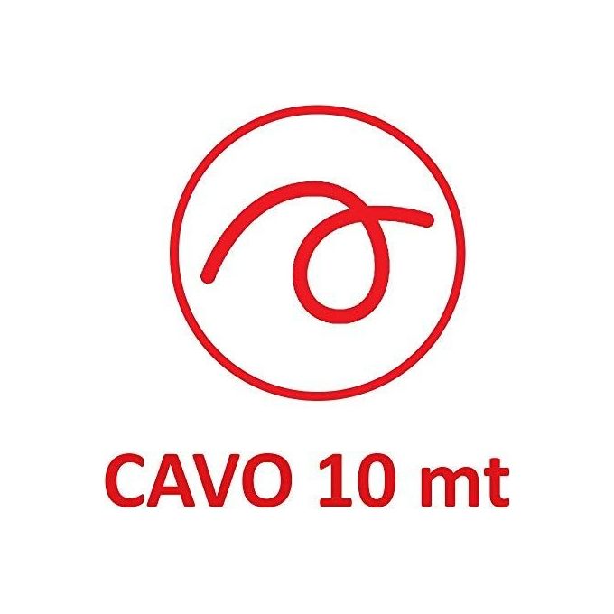 Polypool Prolunga 10mt 16A da Esterno Lineare Cavo 3x1.5mm Spina 16A Presa Multistandard